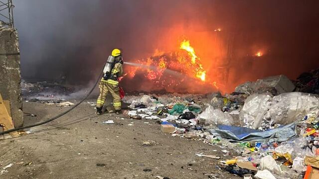 Incendio en La Falda