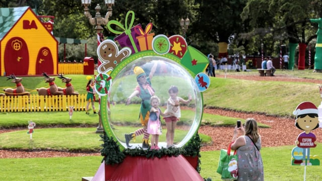Parque de Navidad en Buenos Aires
