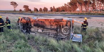 Un choque en la ruta Nº33 dejó heridos