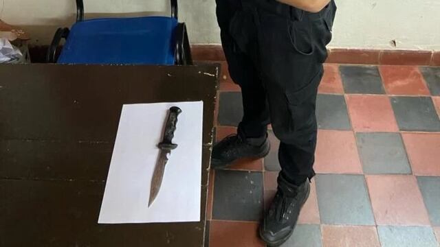 Encuentran un cuchillo en el pupitre de un estudiante en Oberá.