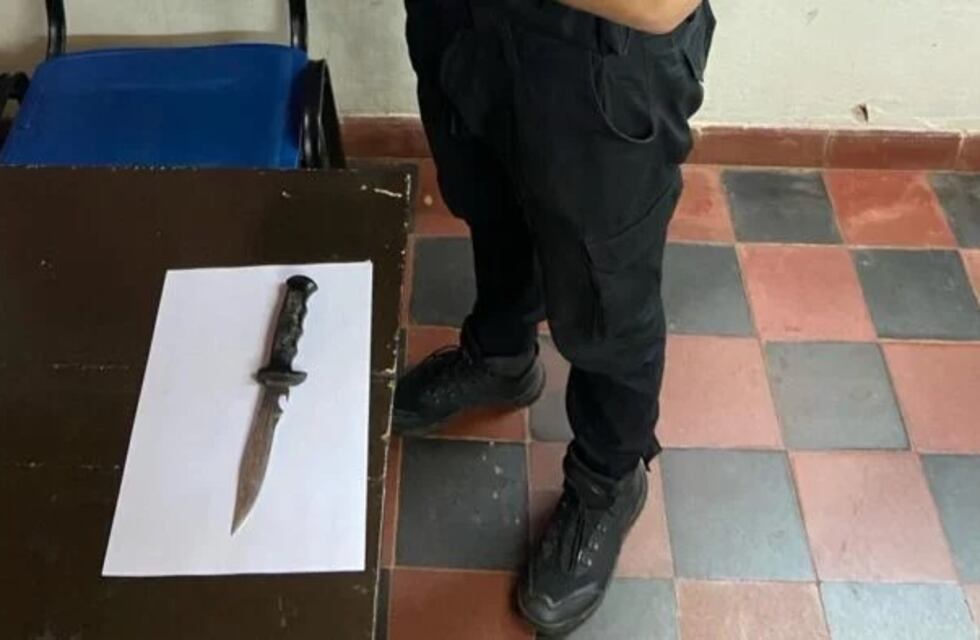 Encuentran un cuchillo en el pupitre de un estudiante en Oberá
