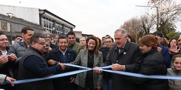Jaldo encabezó una jornada de inauguraciones y destacó la gestión local.
