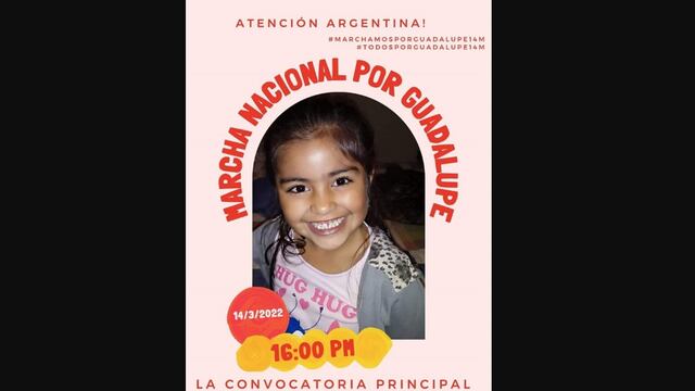 Convocan a marcha nacional por Guadalupe Lucero.