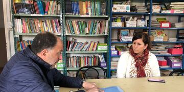 Pablo Garate recorrió instituciones de San Francisco de Bellocq