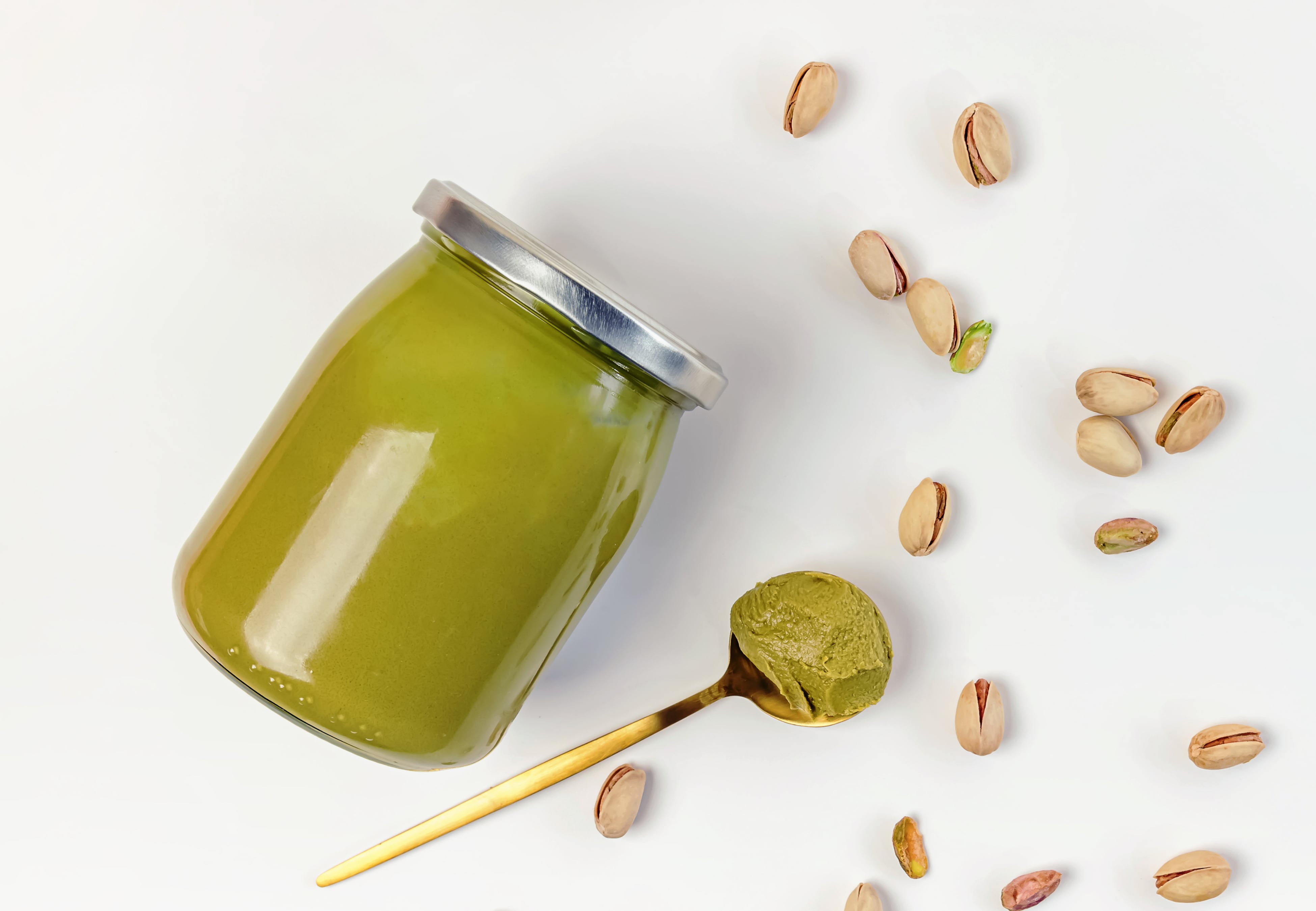Crema de pistachos.