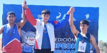 El puntaltense Leonel Sánchez se consagró campeón nacional en Lanzamiento de Jabalina en la categoría U-16.