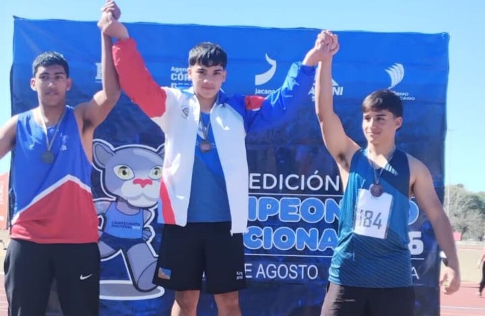 Atletismo: el puntaltense Leonel Sánchez es Campeón Nacional en lanzamiento de jabalina