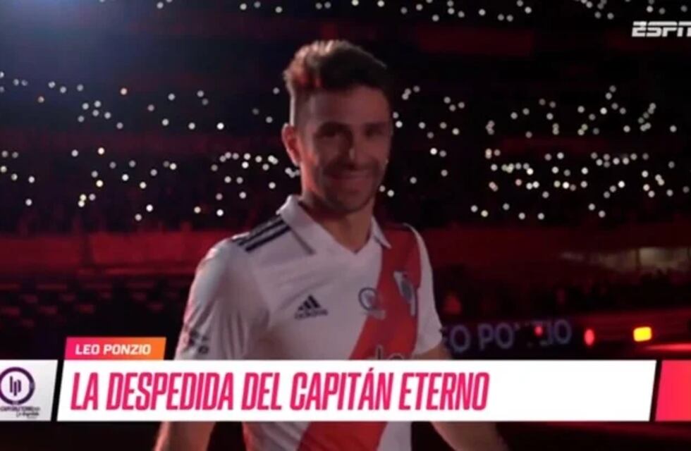 El emocionante recibimiento del Monumental para Leo Ponzio en su despedida