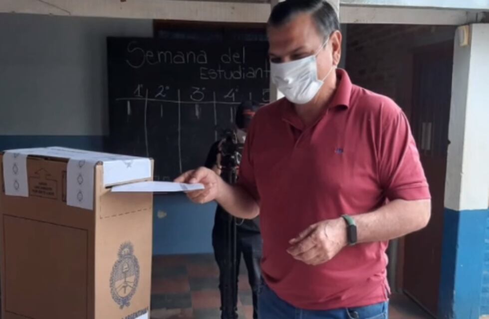 Elecciones 2021: Isaac Lenguaza emitió su voto en Posadas: “Es un día importante para la democracia”