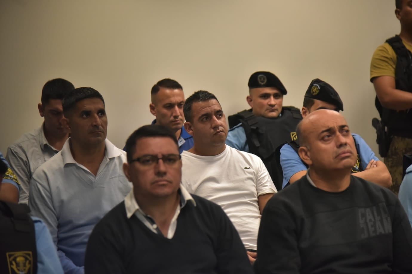 Momentos de la lectura de la sentencia por el crimen de Valentino Blas Correas. (Facundo Luque / La Voz)