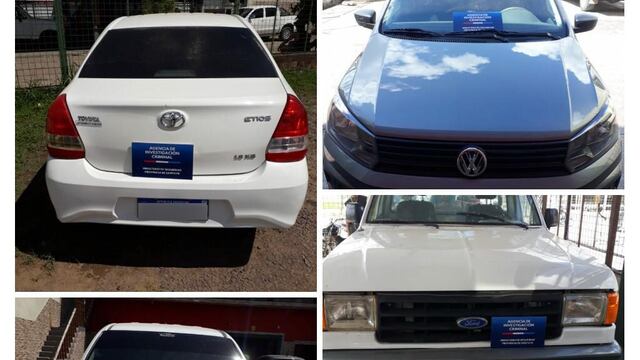 Elementos secuestrados en los seis allanamientos en las provincias de Misiones y Chaco en el marco de investigaciones por estafas telefónicas cometidas en Rafaela y la zona.