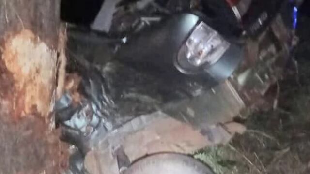 Accidente fatal en Caraguatay: un muerto y un herido tras un impactante choque.