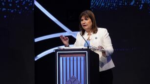 Patricia Bullrich en el debate.