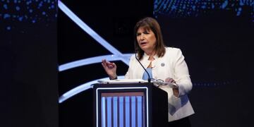 Patricia Bullrich en el debate.