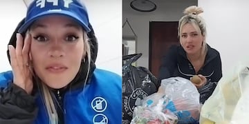 Mostró las compras que hizo y lo que gastó.