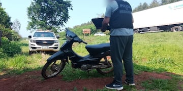 Puerto Iguazú: recuperan una motocicleta que había sido sustraída y comercializada.