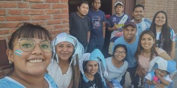 El festejo por el triunfo de la Selección Argentina se vivió en familia y con amigos en Jujuy.