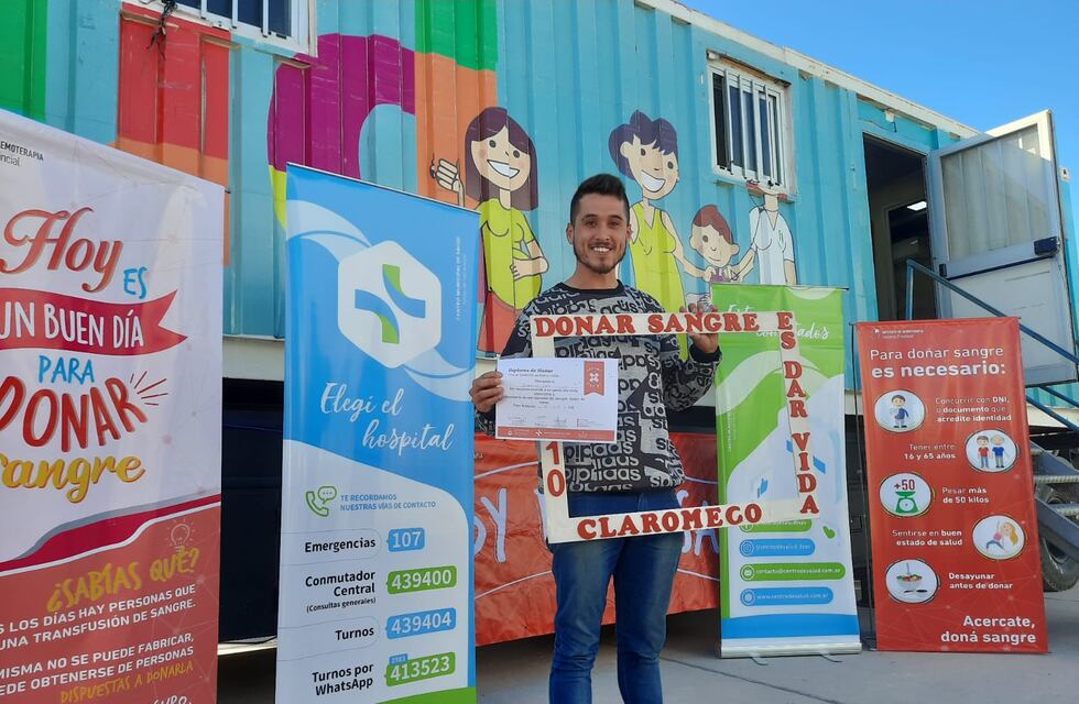 Nueva colecta de sangre con la Escuela 10 de Claromecó