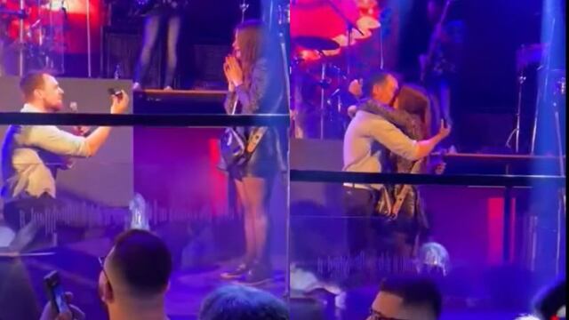 Un cordobés le declaró su amor en el escenario y el público estalló en aplausos.