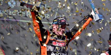 Santiago Mangoni festejó por primera vez en Rafaela