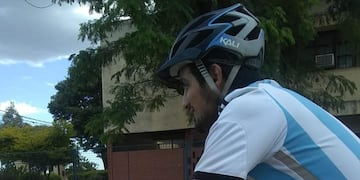 Jonathan tardó dos años en prepararse para el viaje.