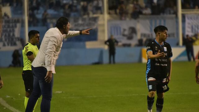 El Racing de Chiquito Bossio jugará una "final" en Chaco (Facundo Luque / La Voz).