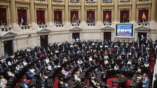 Los diputados electos juraron este miércoles 3 de diciembre en el Congreso Nacional. (Clarín / Federico López Claro)