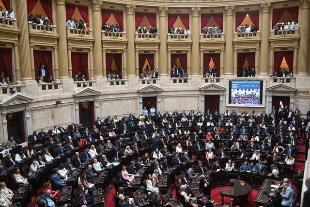 Los diputados electos juraron este miércoles 3 de diciembre en el Congreso Nacional. (Clarín / Federico López Claro)