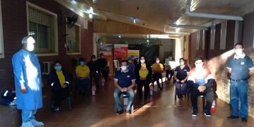 San Pedro: inicio la inmunización antigripal Foto: Carina Martínez.