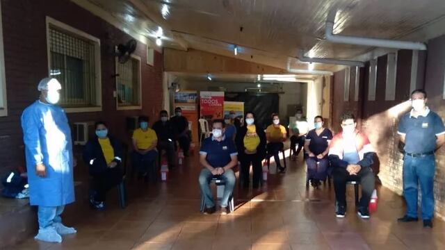 San Pedro: inicio la inmunización antigripal Foto: Carina Martínez.