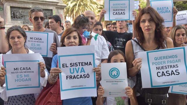 UVA. Deudores de créditos UVA se quejan por la actualización. (Facundo Luque / Archivo)