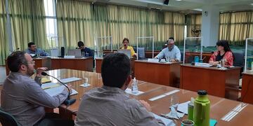Reunión de comisión del Concejo Municipal de Rafaela