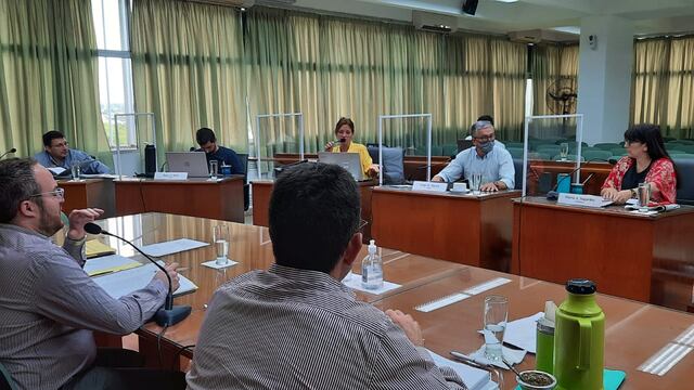 Reunión de comisión del Concejo Municipal de Rafaela