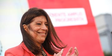 Clara García, candidata a senadora nacional por el Frente Amplio Progresista.