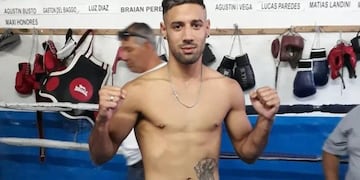 El boxeador Lucas Bastida