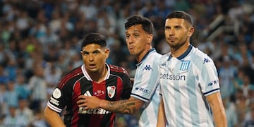 El ex jugador de Racing volvió al Cilindro.