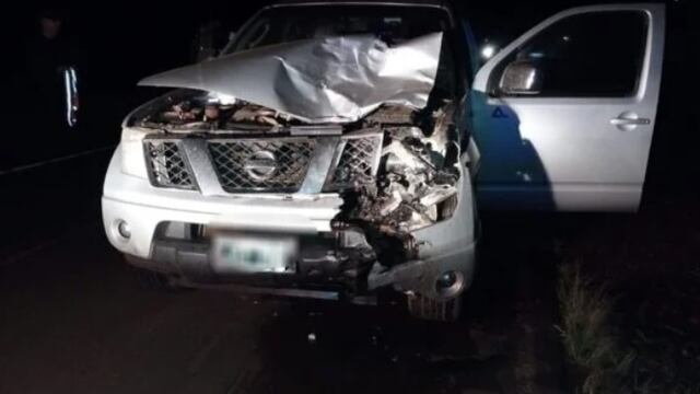 Trágico accidente en El Soberbio: un menor de 17 años falleció tras chocar de frente contra una camioneta.