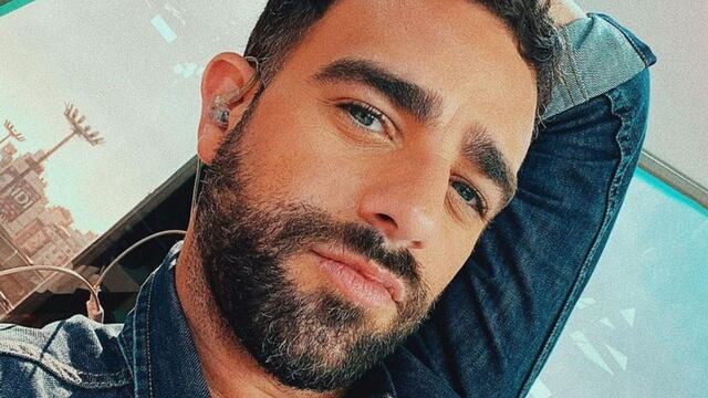Un romántico: en el Día de los Enamorados, Diego Poggi presentó a su nuevo novio.