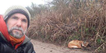 AGUARÁ GUAZÚ. En Sierras Chicas avistan un ejemplar de esta especie en peligro de extinción. (Guillermo Galliano)