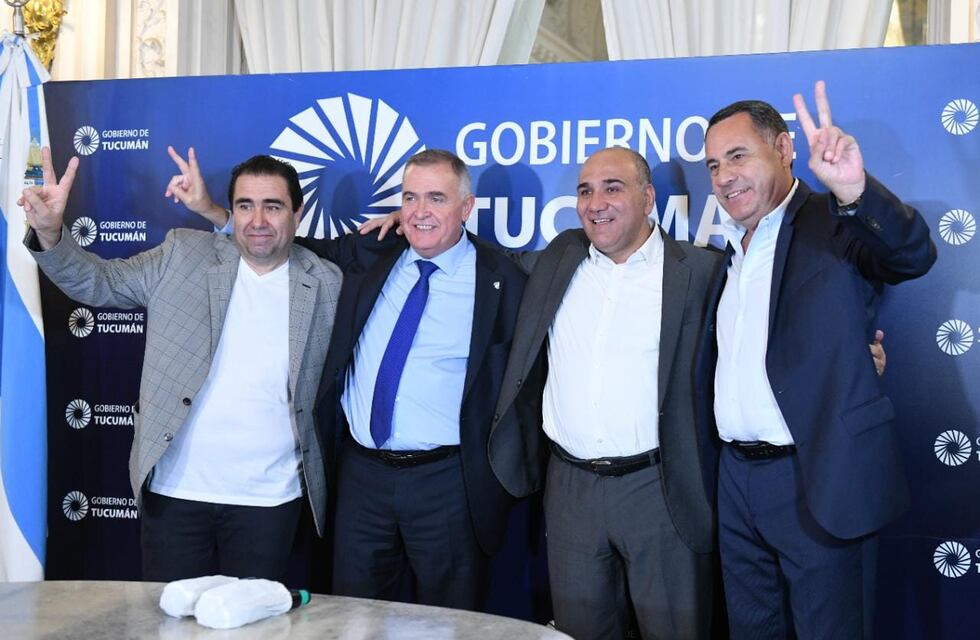 Juan Manzur: “Es la primera vez que lo voy a decir, mi candidato a gobernador es Osvaldo Jaldo”