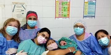 Teresita, la primera beba del 2022 nació en Santiago del Estero