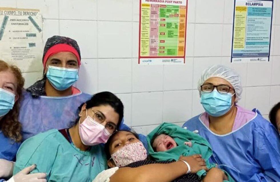 Año Nuevo: Teresita, la primera beba del 2022 que nació en Argentina