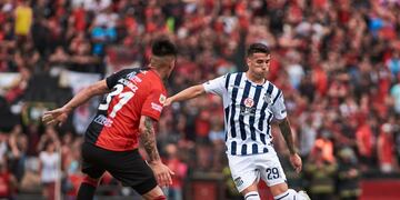 Benavídez, al igual que sus compañeros, no tuvieron un primer tiempo destacado (Foto: Prensa Talleres).