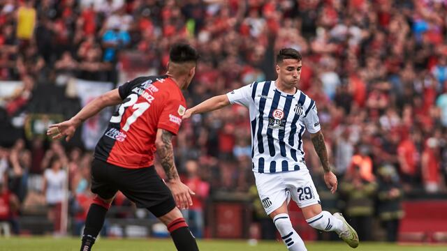 Benavídez, al igual que sus compañeros, no tuvieron un primer tiempo destacado (Foto: Prensa Talleres).