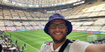 Alan Carreras apostó por Argentina y compró los tickets para la última instancia del encuentro mundialista.