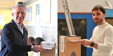 Elecciones 2023: Mariano Arcioni e Ignacio Torres votaron en Chubut.