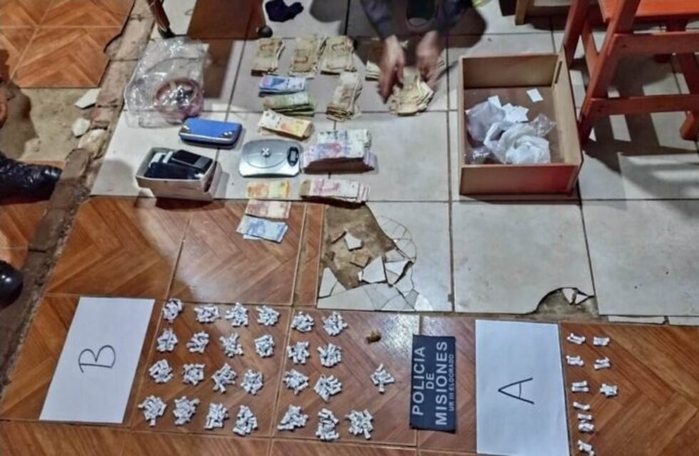 Montecarlo: desarticulan kiosco narco