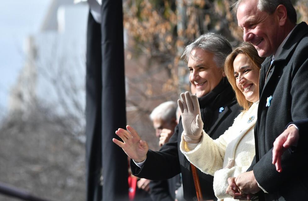 Martín Llaryora encabezó el acto del 25 de mayo en la ciudad de Río Cuarto