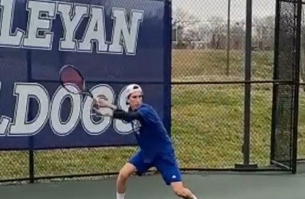 El tenista entrerriano Germán Delcanto debutó en Estados Unidos