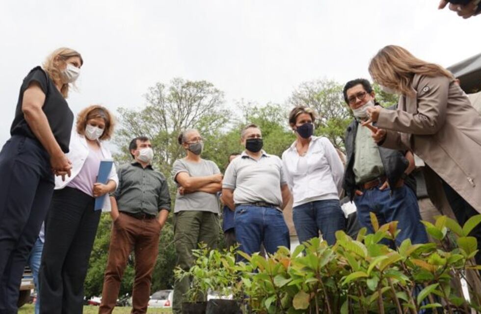 Entregaron plantas frutales al municipio de Almafuerte